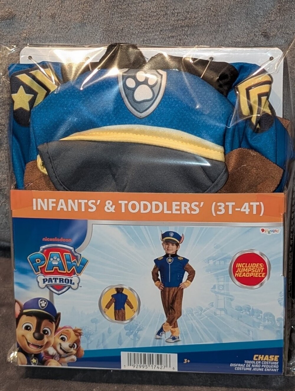Chase Paw Patrol Kids Costume Disguise Dress Up Halloween Adventures Police Pup - Picture 7 of 11